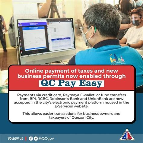 e services quezon city|QC PAY EASY .